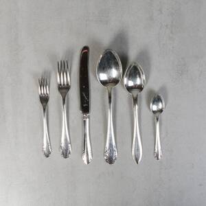 BESTICK, Haga, nysilver, för 6 personer