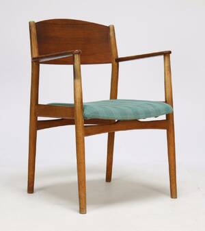 Børge Mogensen 1914-1972 Armstol af eg og teak