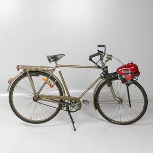 CYKEL med påhängsmotor, 1900-talets mitt