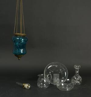 Ballerup Glas m.m. Samling glas bl.a. karaffel, ampel m.m. 5
