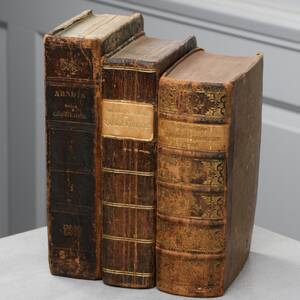 BÖCKER, 3 st, religiösa böcker, 1786, 1797, 1836