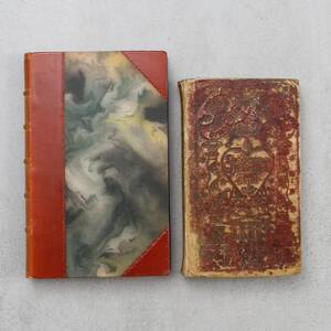BÖCKER, 2 st, religiösa böcker, 1763 1785