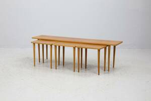 SATSBORD, 4 delar, teakek, Scandialine, 19501960-tal
