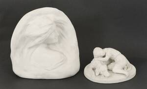 Parian 2 delar, Gustafsberg, bl.a. 1917