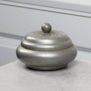 FIRMA SVENSKT TENN, ask med lock, tenn, år 1927