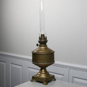 FOTOGENLAMPA, mässing, tidigt 1900-tal