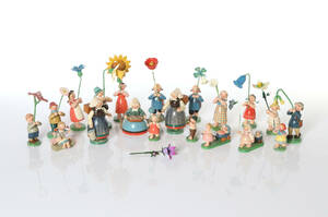 ERZGEBIRGE, FIGURINER, 20 ST
