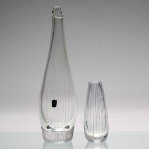 VAS, glas, sannolikt Bengt Orup, Johansfors Glasbruk