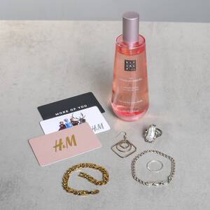 PRESENTKORT 3st, RING silver, KOSMETIKA, mm