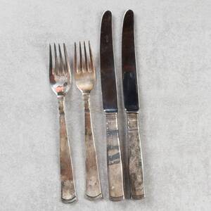 BESTICK, 4 dlr, Rosenholm, silver