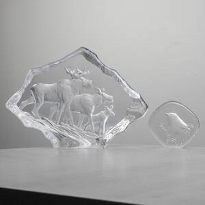 MATS JONASSON, 2 st glasblock, Målerås