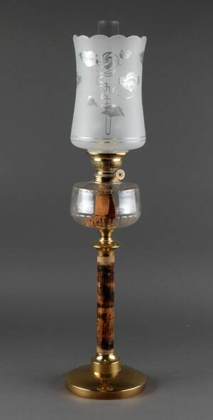 Petroleums bordlampe, 1900-tallet