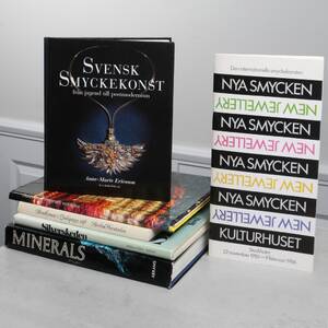 BÖCKER om smycken, guld, silver mineraler