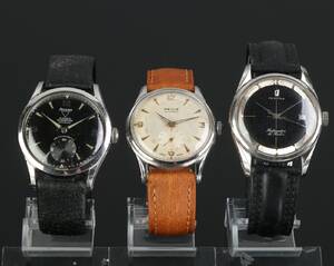 Revue, Festina og Reusser. Tre vintage armbåndsure af stål 3