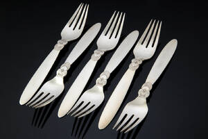 Georg Jensen, Kaktus, middagsgafler af sterlingsølv 6