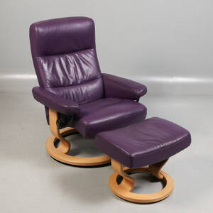 EKORNES, fåtölj med fotpall, Stressless
