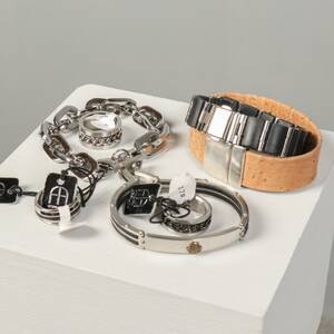 BIJOUTERIER, ringar stlk 17 samt armband, Acane Rezetti, Italien
