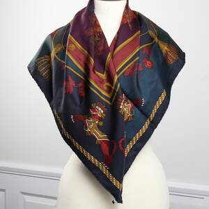 HERMÈS, Paris, scarf Harnais Français, designad av Hugo Grygkar 1957