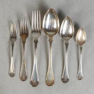 BESTICK Franska Liljan, nysilver