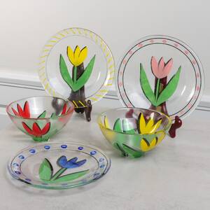 ULRICA HYDMAN VALLIEN, 5 delar Tulip, Kosta Boda