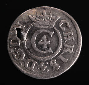 Glückstadt, Christian IV, 6 skilling lybsk 1625 - H. 172