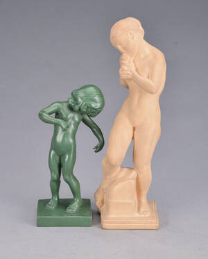 Kai Nielsen. Eva med æblet og Venus fra Kalipygos 2