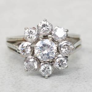 RING, Guld 18k, diamanter 0.80ct