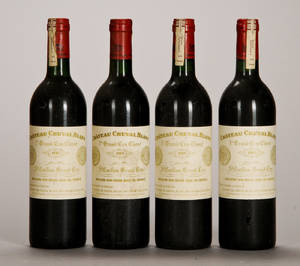 4 fl. Chateau Cheval Blanc 1985.