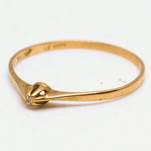 RING, guld 18 k, 0,9 g