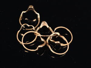 Samlerring, 14 kt guld, 11,6 gram