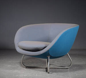 Foersom Hiort-Lorenzen, loungestol, model EJ6, Yasmin