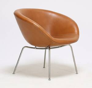 Arne Jacobsen 1902-1971 Lænestol, Gryden, model 3318