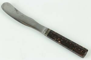 KNIV, 1800-talets förra hälft, skaft i porfyr, blad i stål