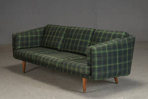 Børge Mogensen. Fritstående tre-pers. sofa, model 201