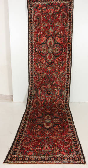 Persisk handknuten gallerimatta Mehraban 420x95 cm