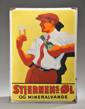 Emaljeskilt, Stjernens Øl