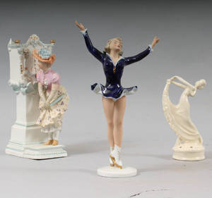 Figuriner Bl.a Dansös Wallendorf