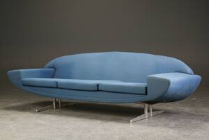 Johannes Andersen. Tre-pers. sofa, model Capri