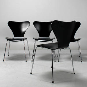 Arne Jacobsen, fyra stolar 3107, Sjuan 4