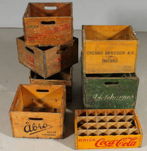 Träbackar, Coca cola Åbro m.m 1900-talets mitt 7