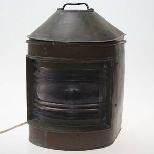 LANTERNA. Modell större, 1900-tal, koppar, elektrifierad.