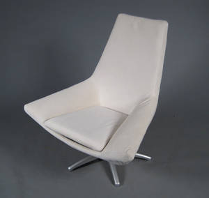 Moderne design hvilestol - Creme