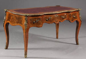 Skrivebord, rococo form