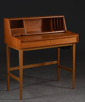 Skrivbord i teak