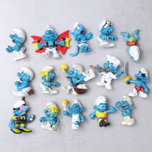 SMURFAR, ca 15 st, Peyo Schleich
