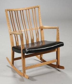 Hans. J. Wegner. Gyngestol, Mikael Laursen, model ML-33.