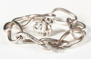 Ole Lynggaard. Love Armlænke, brillantcharm elefant 18 kt guld