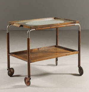Serveringsvagn Venesta funkis 1930-tal