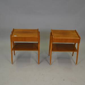2 sängbord teak
