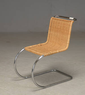 Ludwig Mies van der Rohe. Frisvinger stol, model nr. MR10